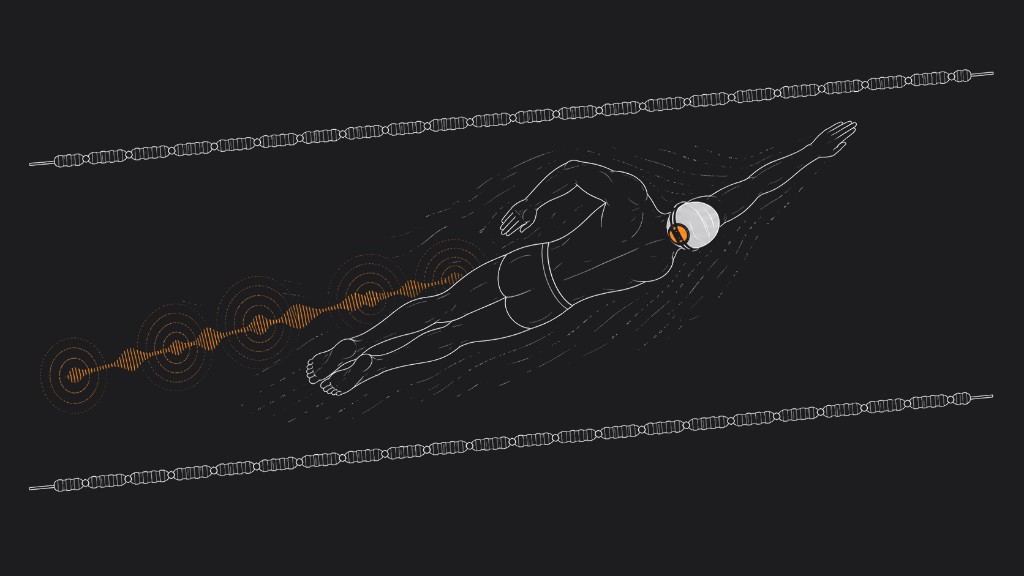 Music signal while swimming